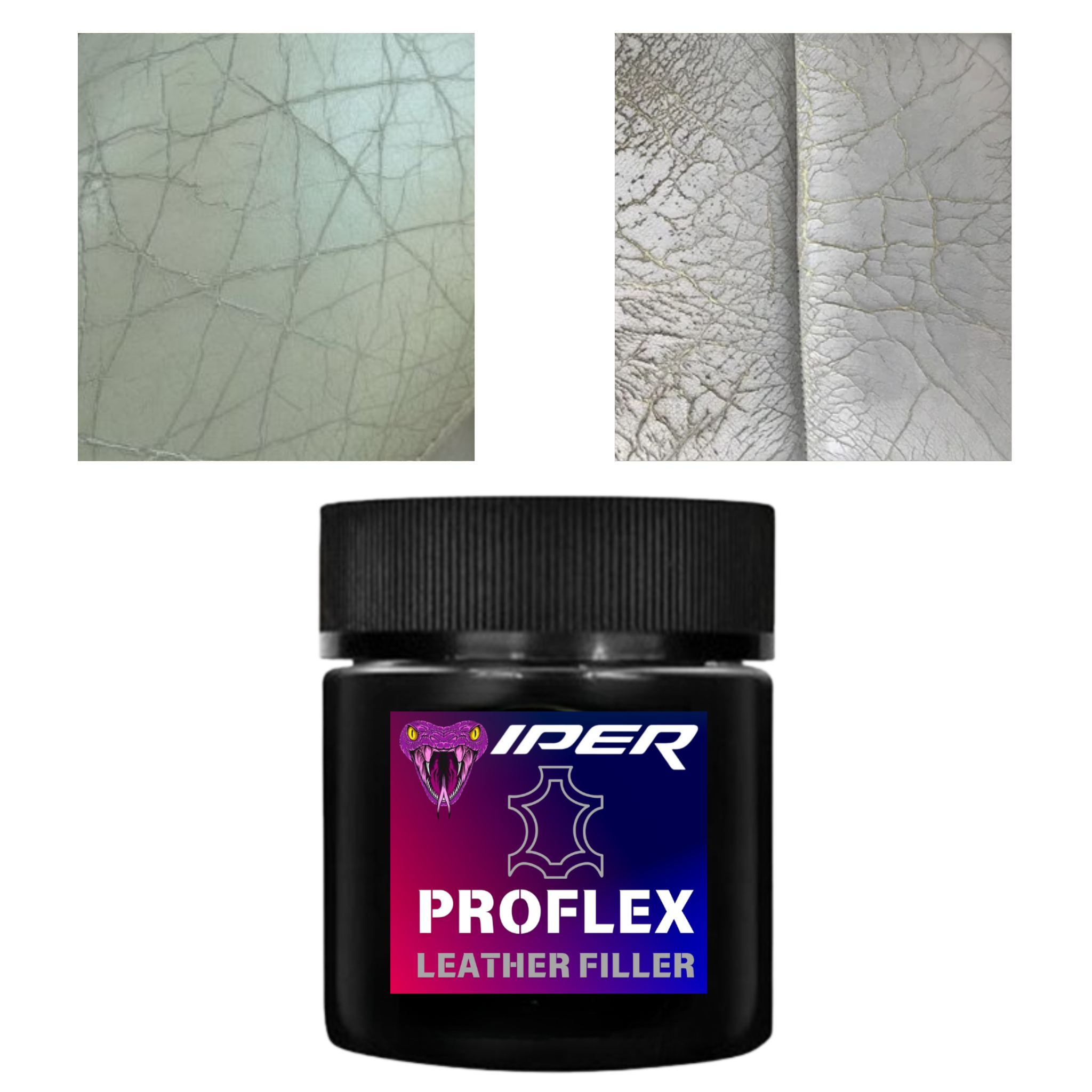 Läderspackel för allround krackeleringar & revor