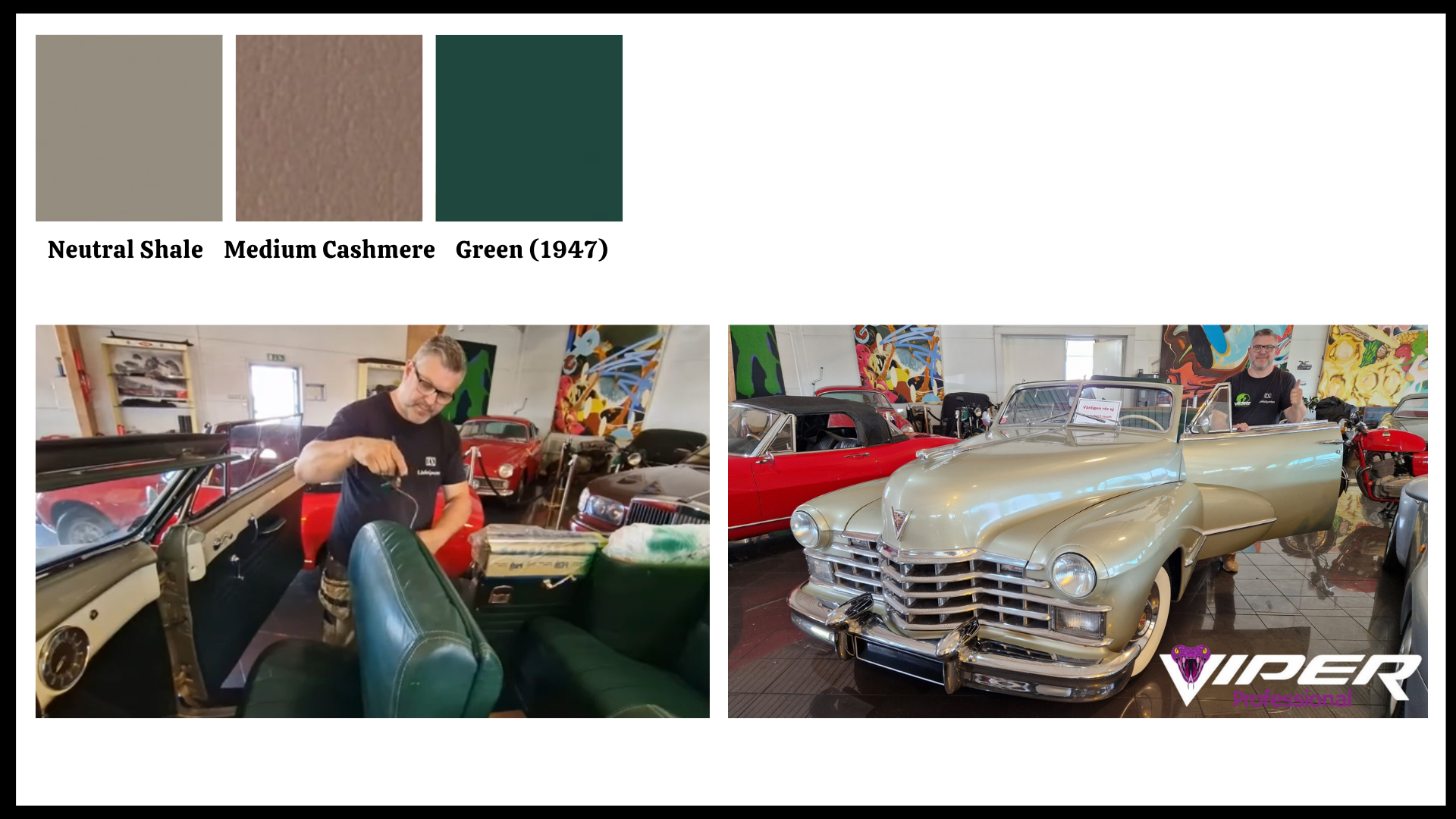 Cadillac - Läder & Vinylfärg