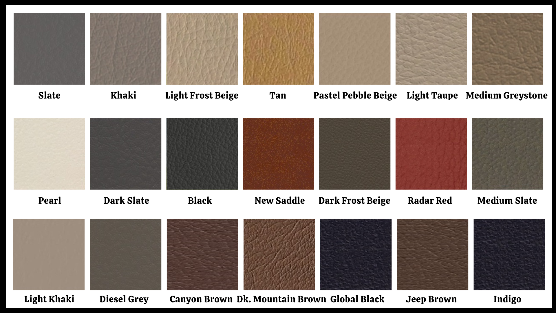 Chrysler - Infärgningskit