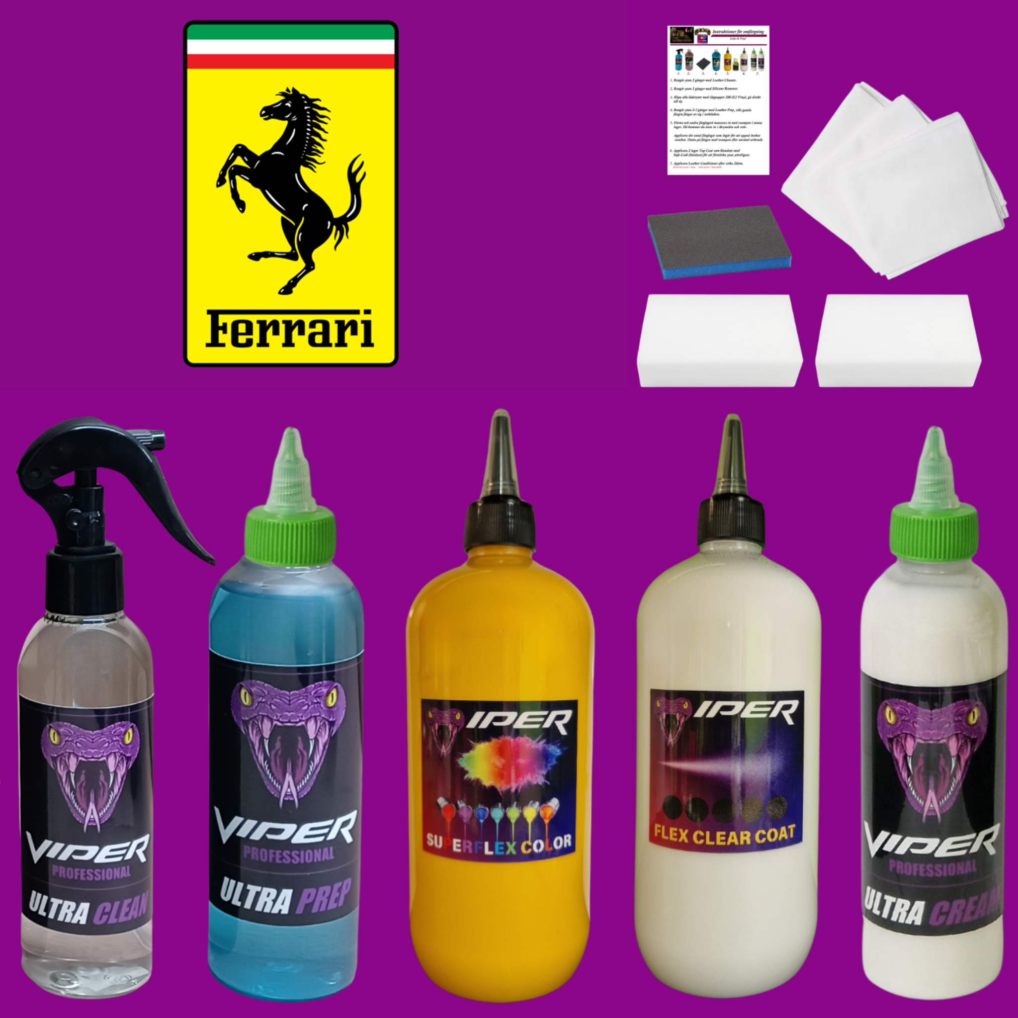 Ferrari - Infärgningskit