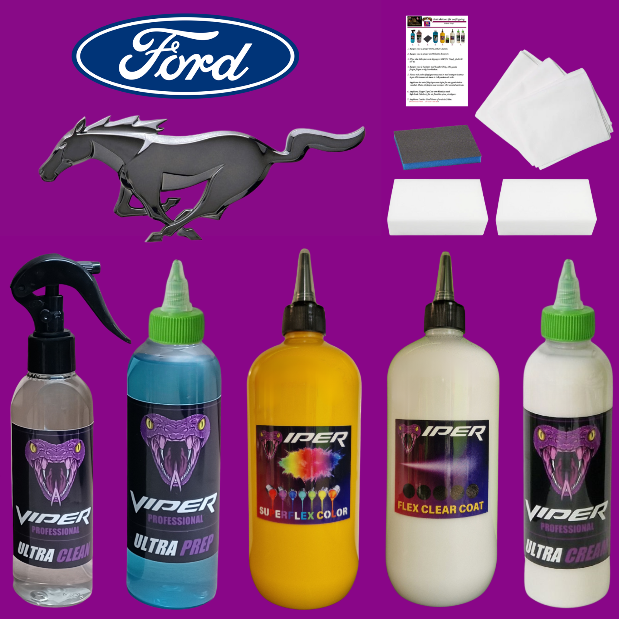 Ford Mustang - Infärgningskit