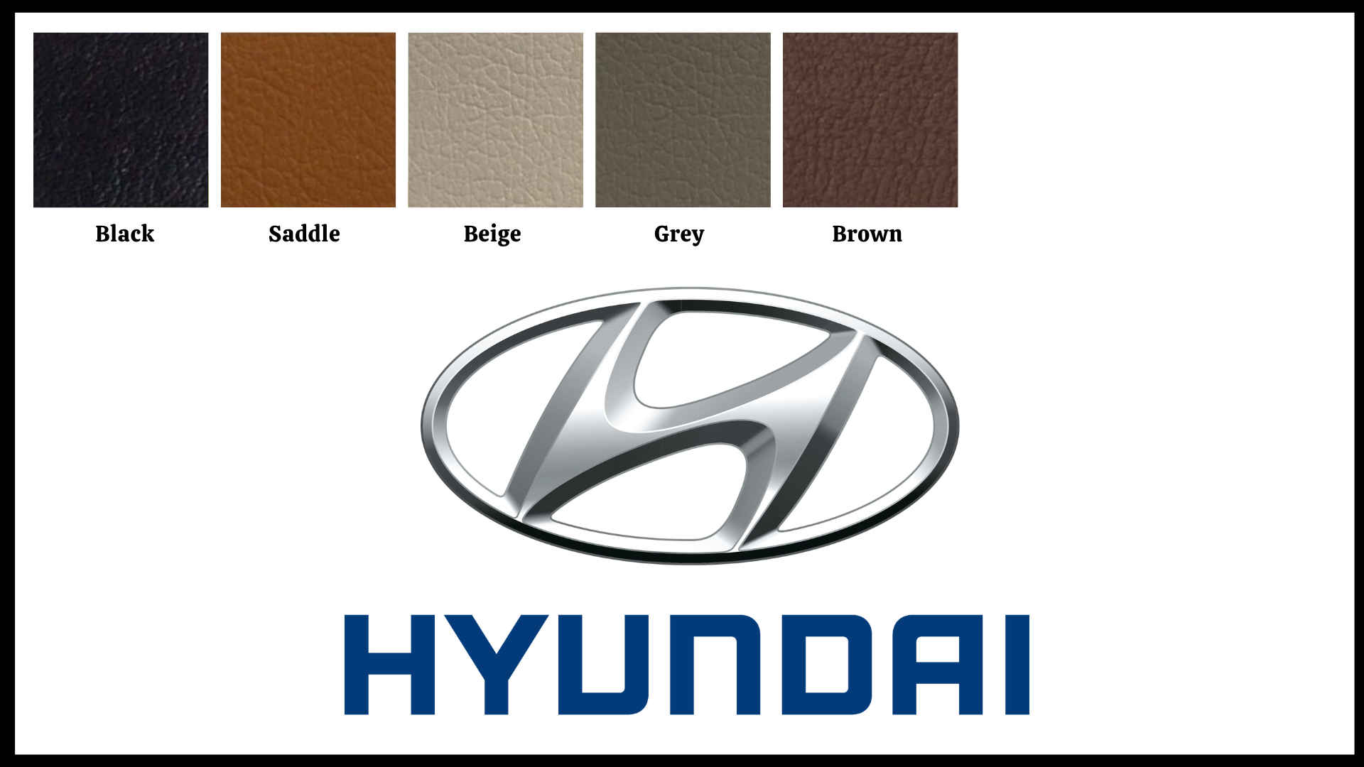 Hyundai - Infärgningskit