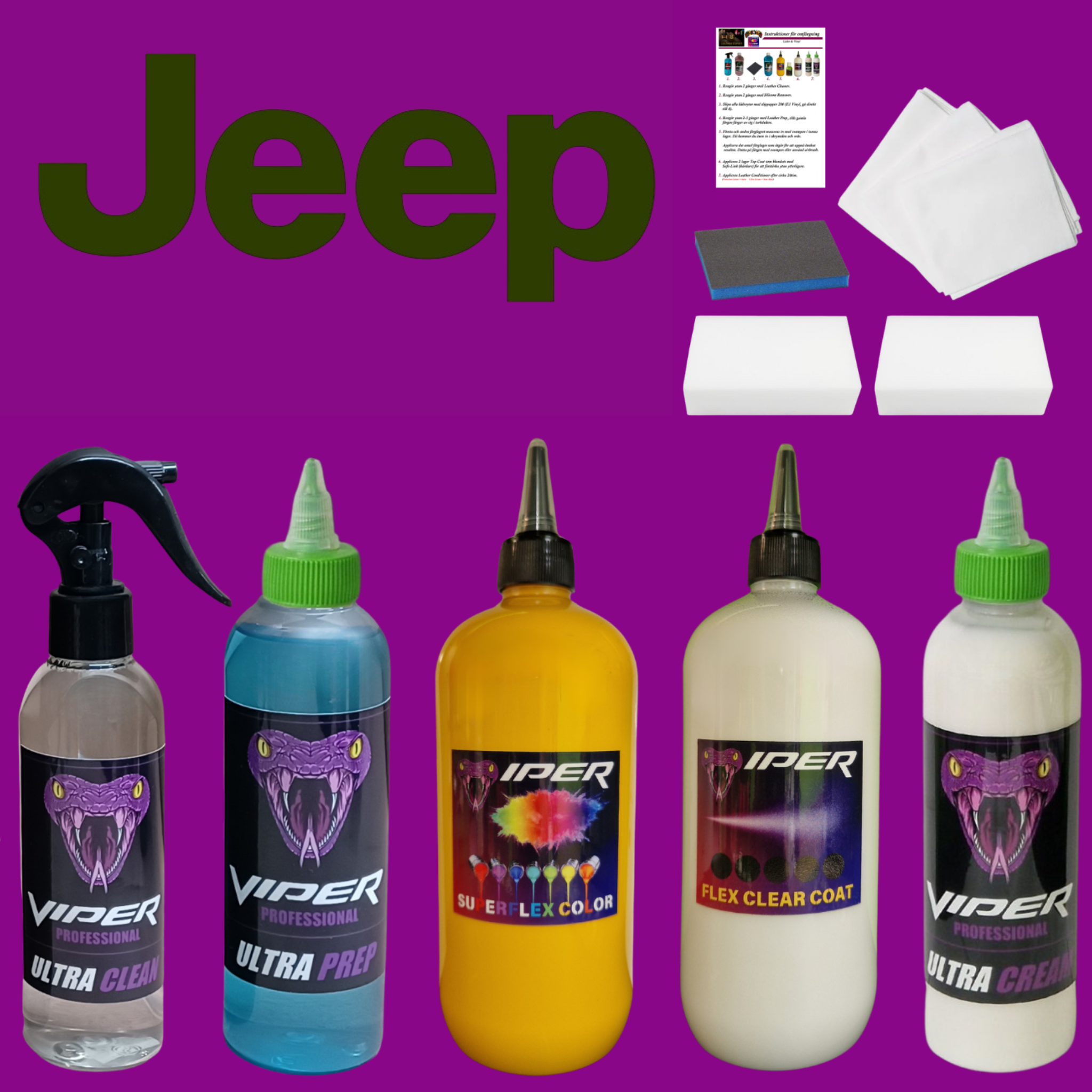 Jeep - Infärgningskit