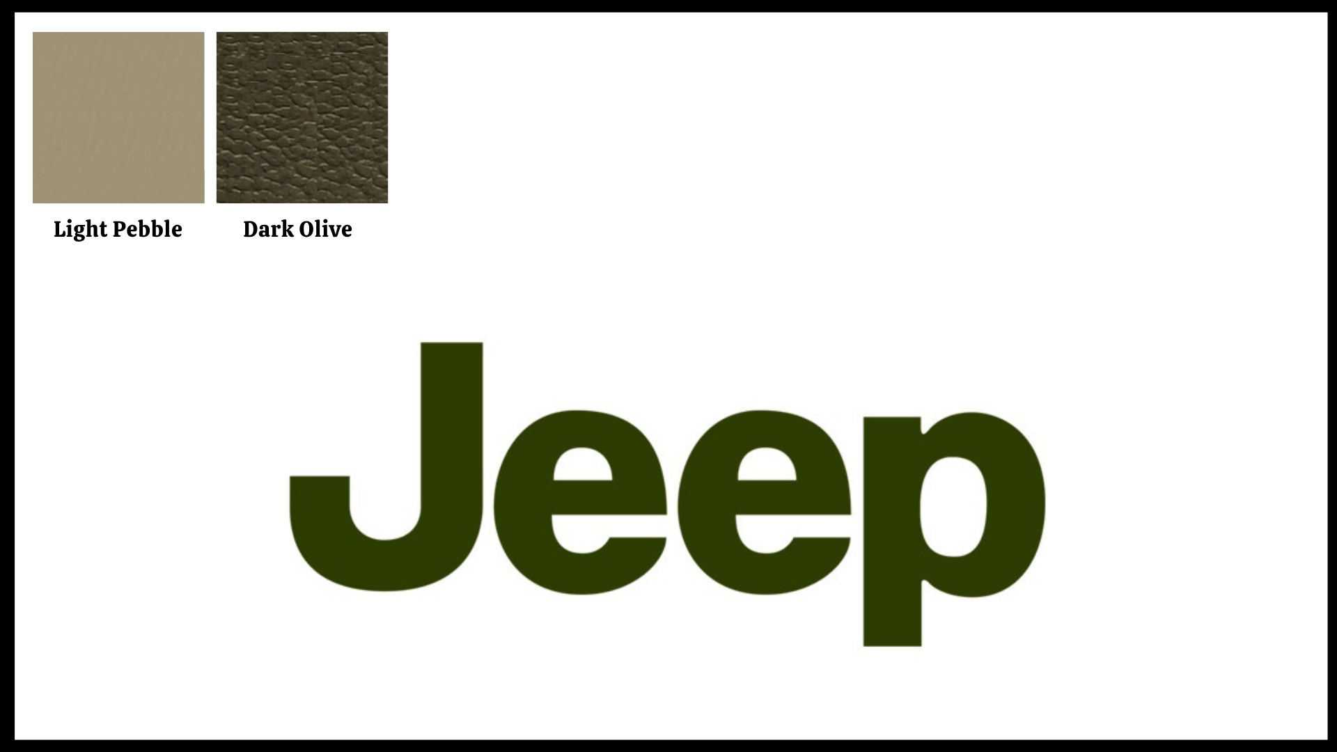 Jeep - Infärgningskit