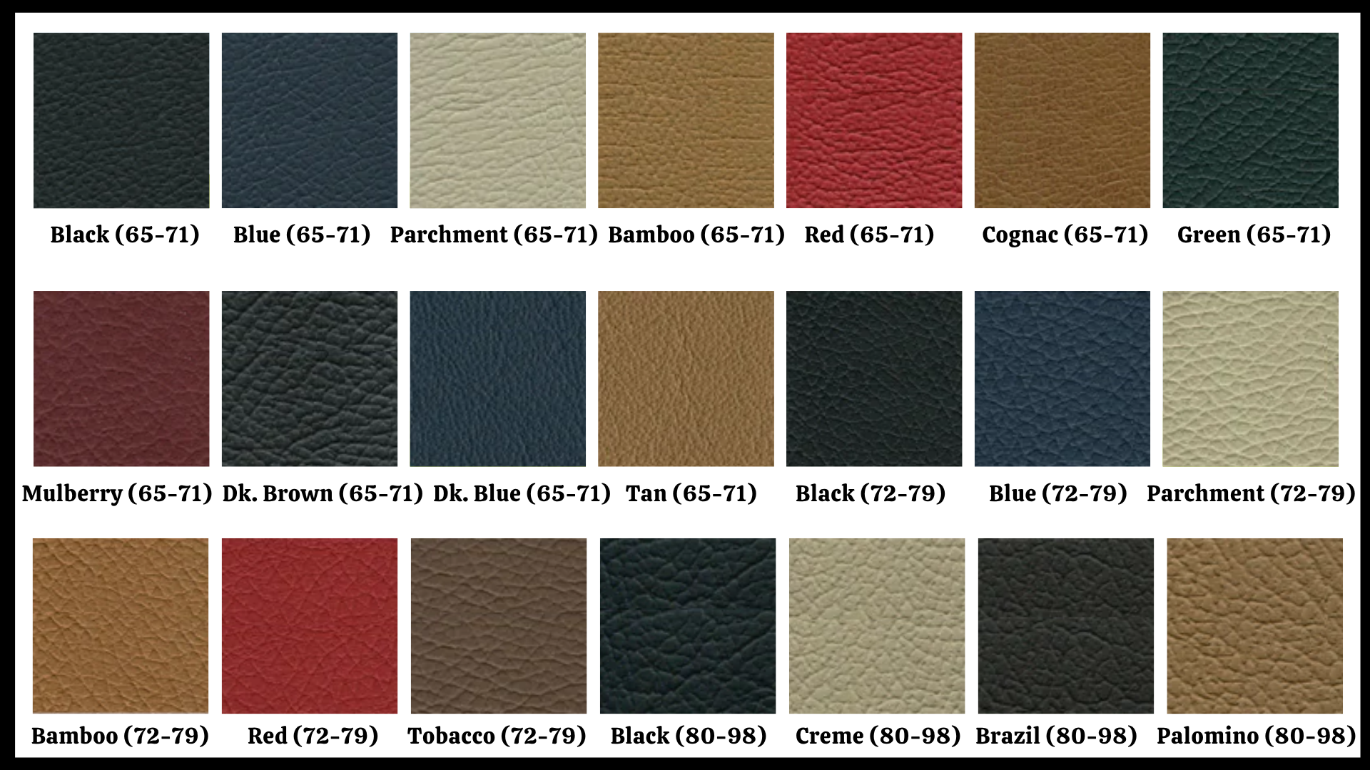 Mercedes Vintage - Infärgningskit