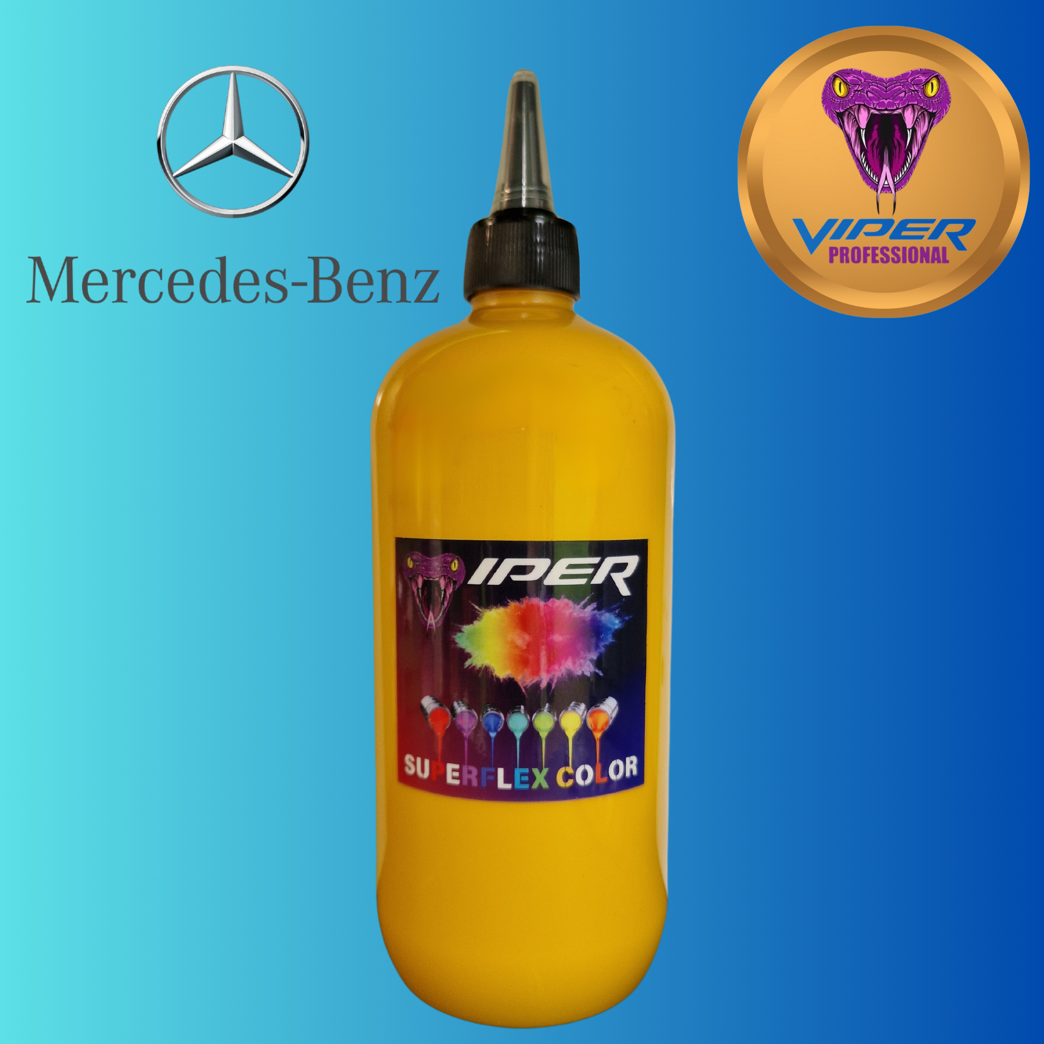 Mercedes - Läder & Vinylfärg