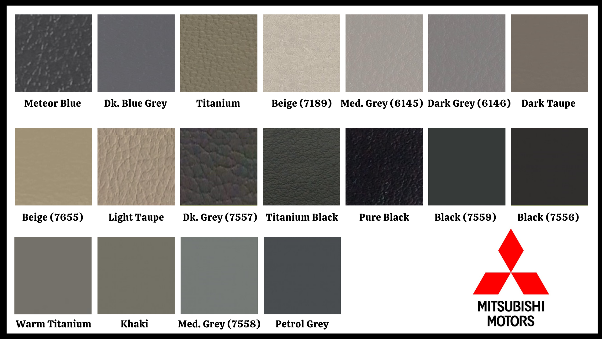 Mitsubishi - Infärgningskit