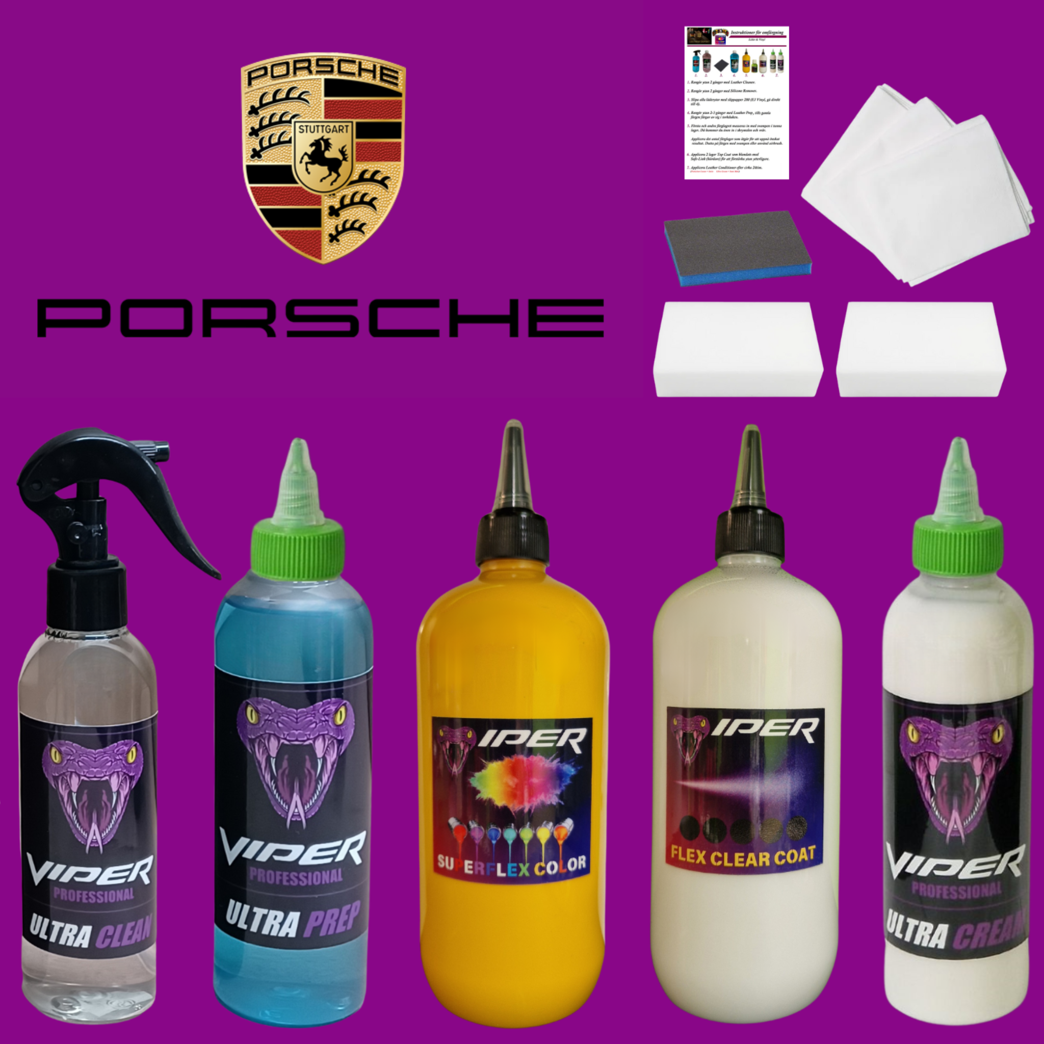 Porsche - Infärgningskit