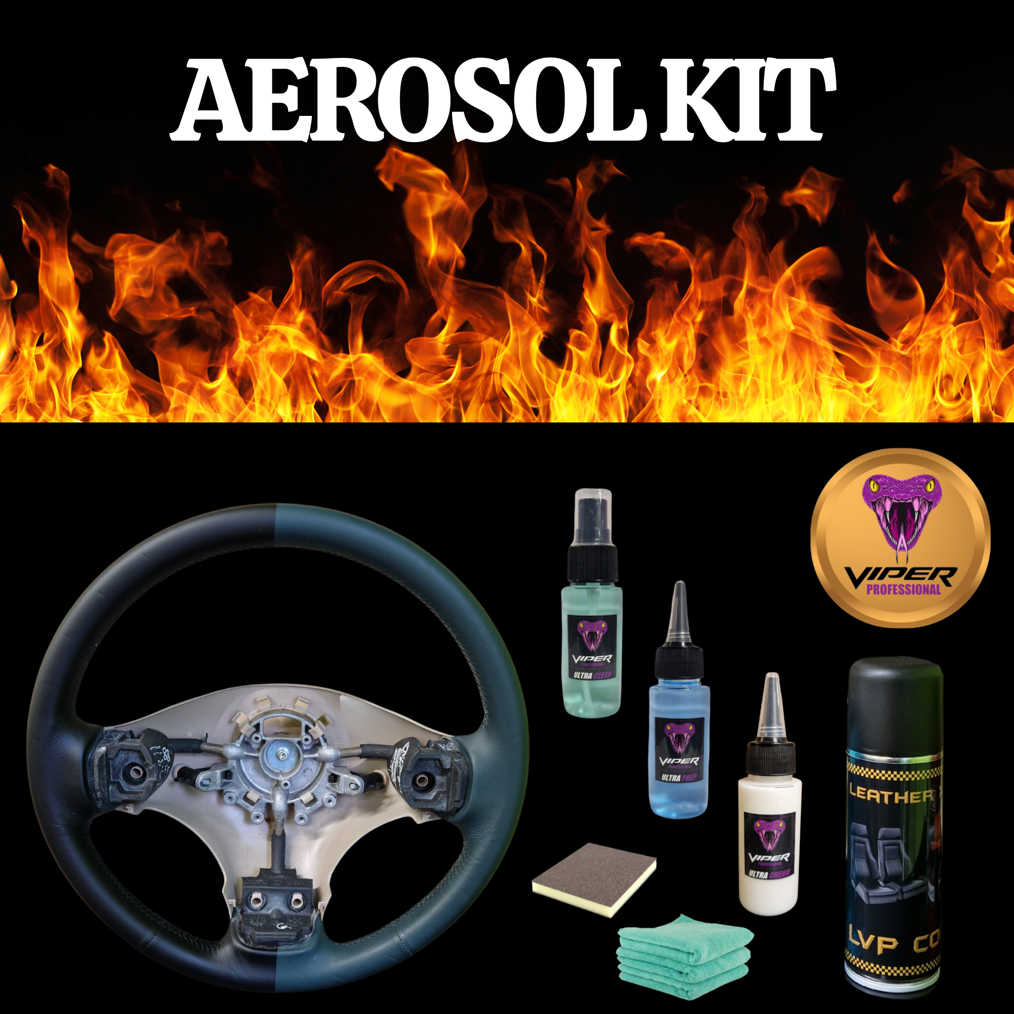 Infärgningskit för Ratt - Aerosol