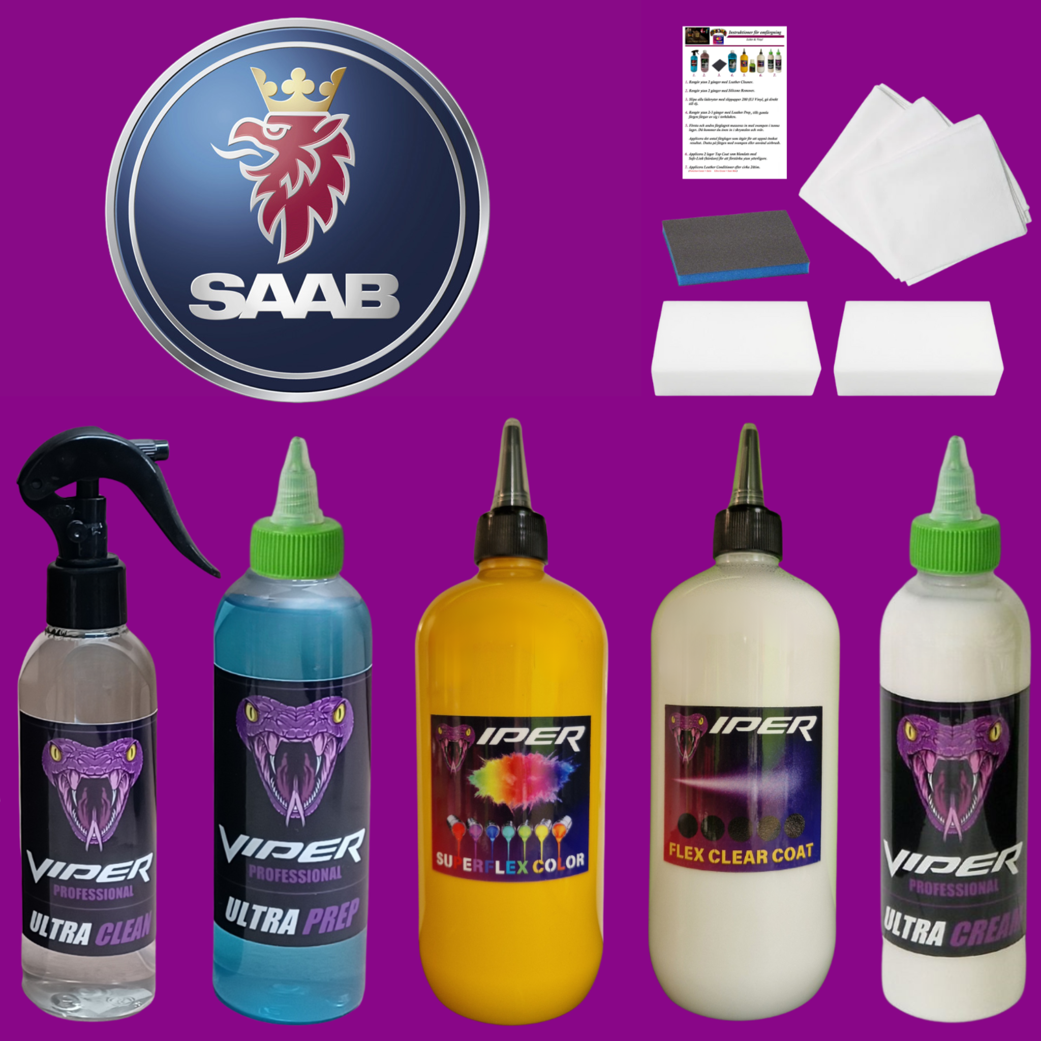 Saab - Infärgningskit