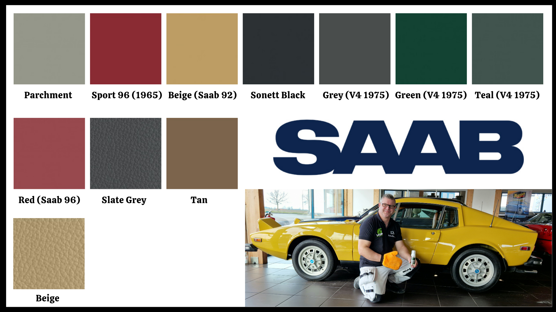 Saab - Läder & Vinylfärg