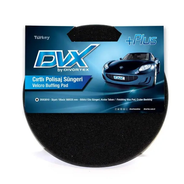 DVX Velcro Buffing Pad 180x35mm svart | Divortex
