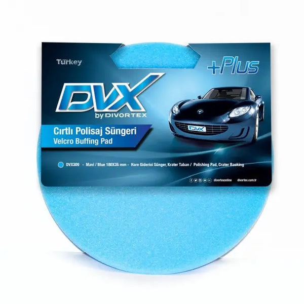 DVX Velcro Buffing pa180x35mm Blå | Divortex